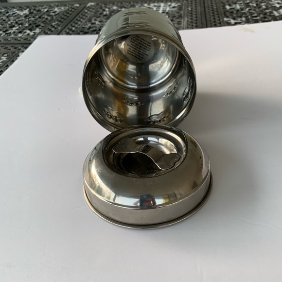 Dog treat canister with paw prints to keep small dog treats - Picture 2 of 4